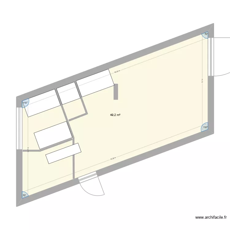 labo BM V3. Plan de 1 et 49 m² labo BM V3. Plan de 1 et 49 m²