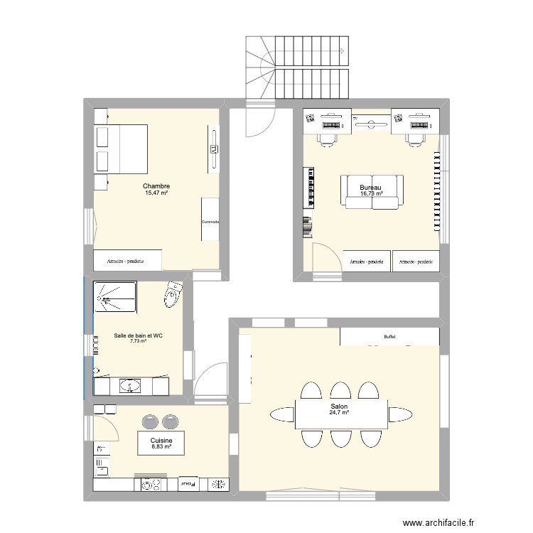 EnBas. Plan de 0 pièce et 0 m2