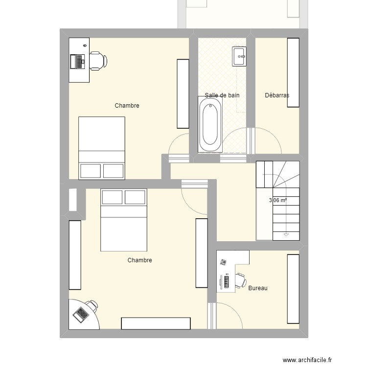 Hannetons 7. Plan de 22 pièces et 259 m2