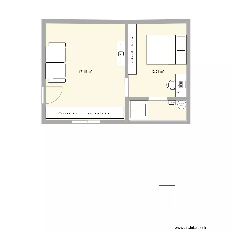 Garage. Plan de 2 et 30 m² Garage. Plan de 2 et 30 m²