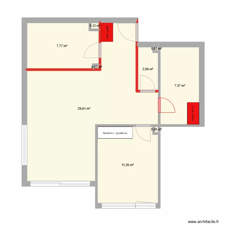 Charles - D&eacute;molition. Plan de 