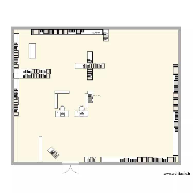 Bib Casi Perrache. Plan de 1 et 147 m² Bib Casi Perrache. Plan de 1 et 147 m²