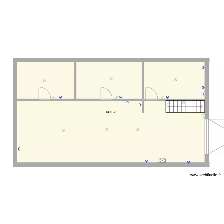 takis niveau 0. Plan de 1 Pièce et 85 m² takis niveau 0. Plan de 1 Pièce et 85 m²