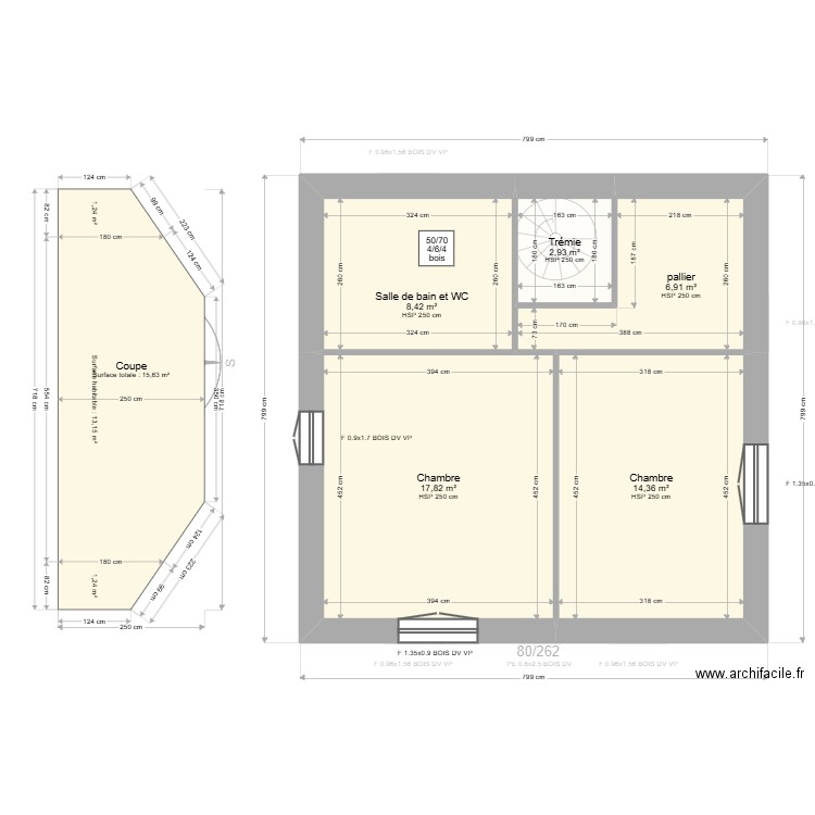  ML24018212  VANNEAU. Plan de 10 pièces et 101 m2