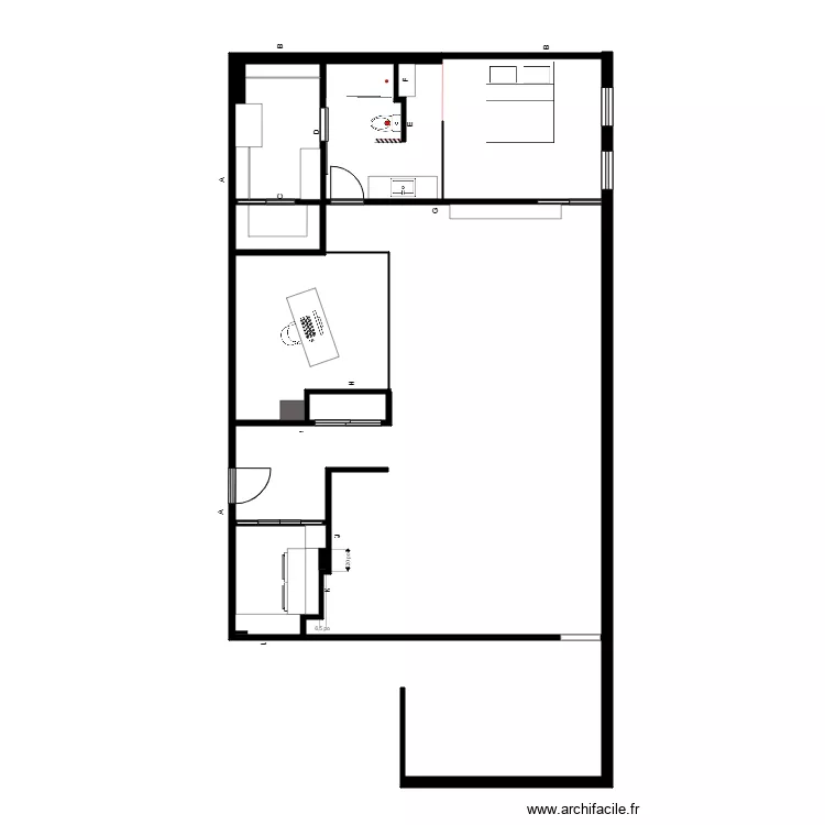 Gagnon PM pose. Plan de 