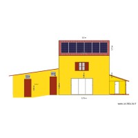 Existant : façade sud 3