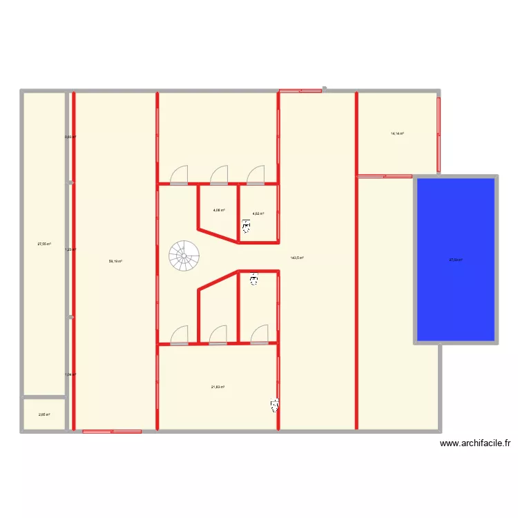 plam de petit1 etage 21. Plan de 