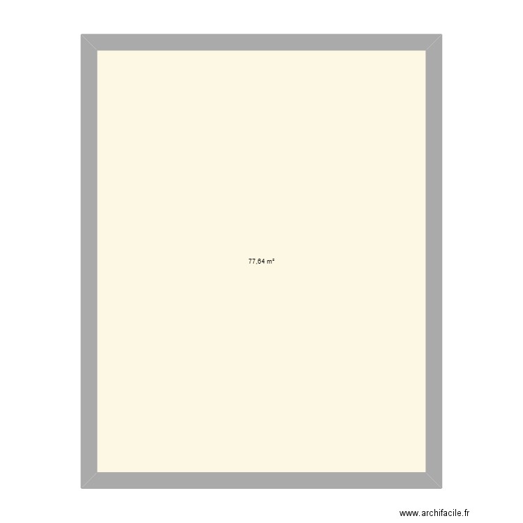 LANDY. Plan de 1 pièce et 78 m2