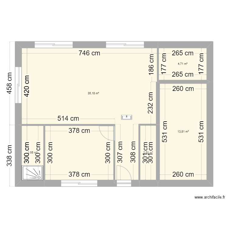 Saint remy 2. Plan de 20 pièces et 147 m2