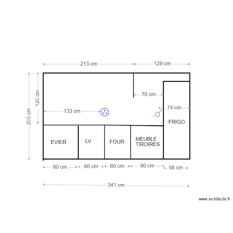 CUISINE TATA 2024. Plan de 0 pièce et 0 m2