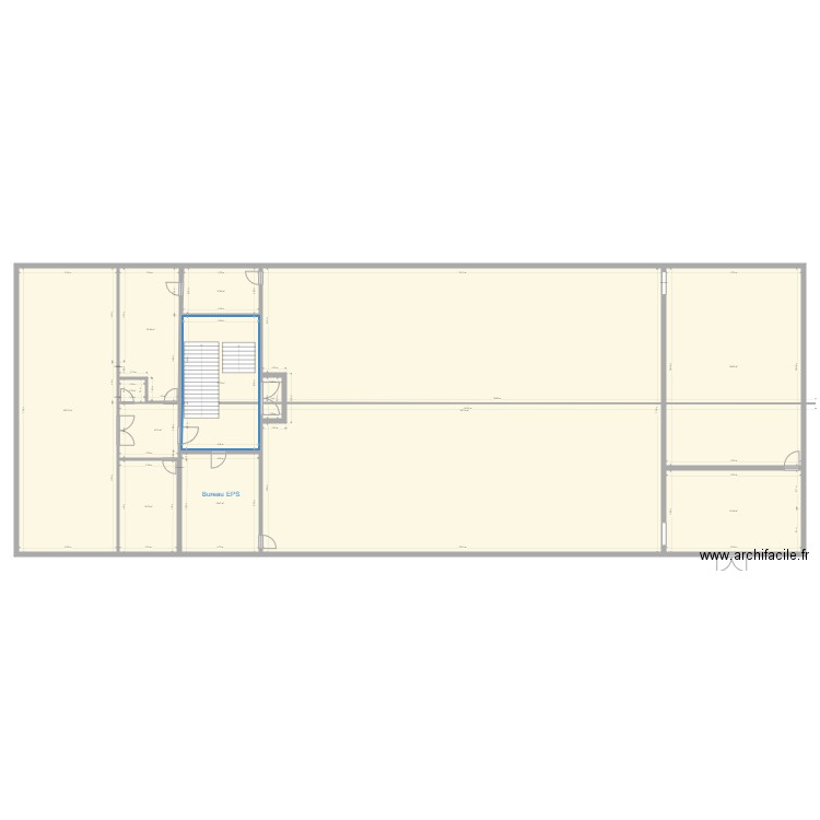 bat A etage 1 évolution 01 2024. Plan de 12 pièces et 806 m2