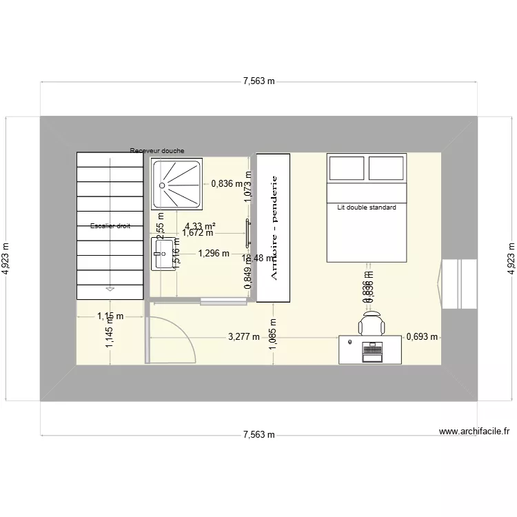 ETAGE logement 1. Plan de ETAGE logement 1. Plan de