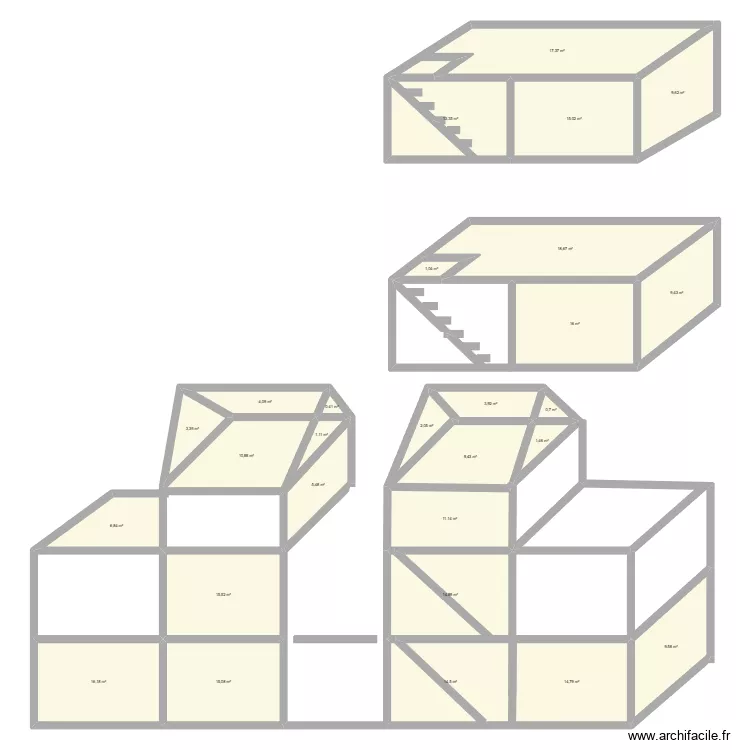 PREFAB BETON CHAYAPUM ET MINI HOUSE. Plan de 28  et 262 m²