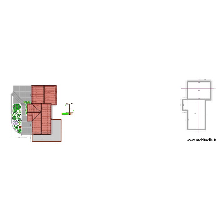 GAUME / PETIT. Plan de 4 pièces et 352 m2