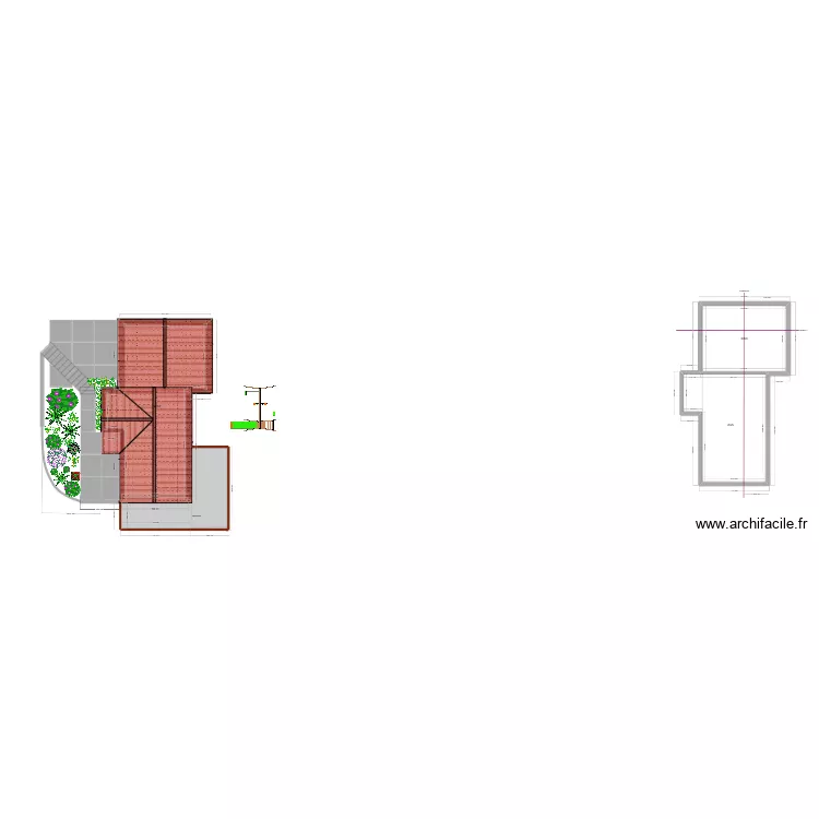 GAUME / PETIT. Plan de 