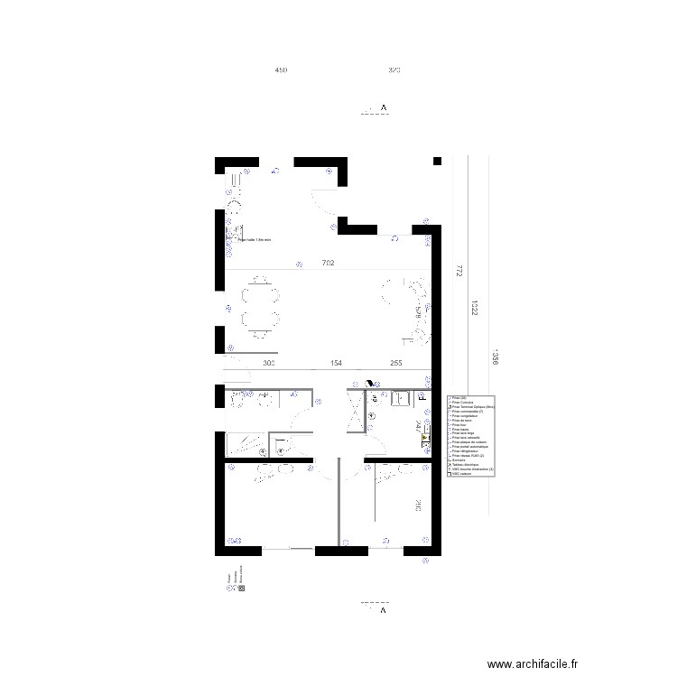 Casette RDC prises. Plan de 0 pièce et 0 m2