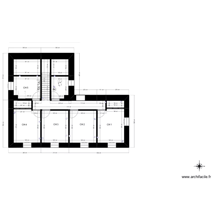 BERGERIE ETAGE"'. Plan de 