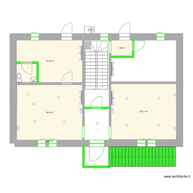 La Sagne RDC. Plan de 0 pièce et 0 m2