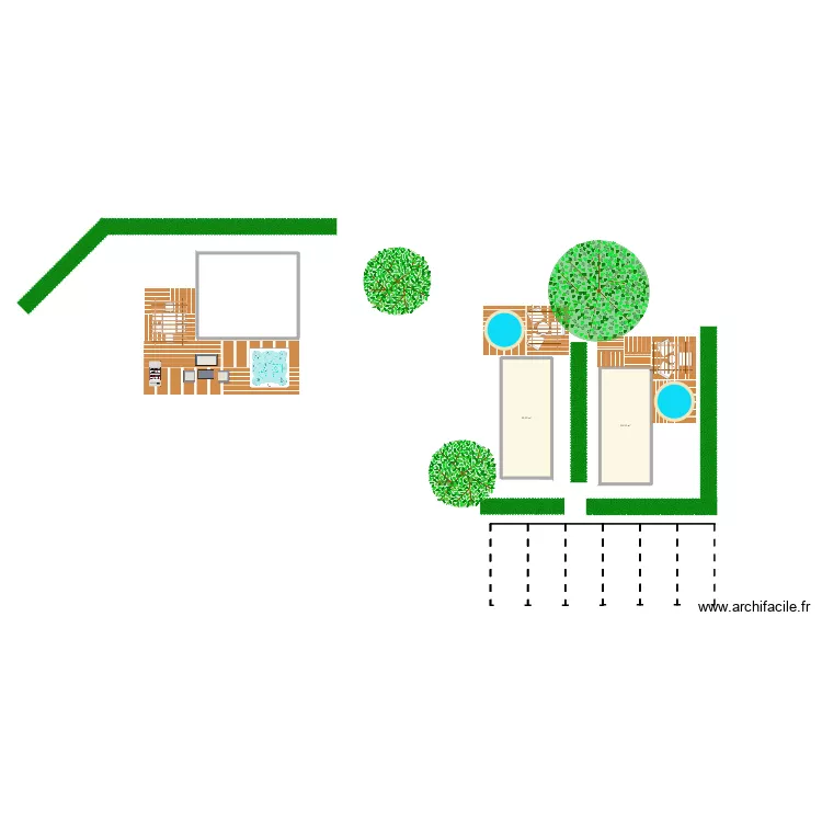 MARTINVALET - DUPLEX TERRAIN 1. Plan de 2  et 41 m²