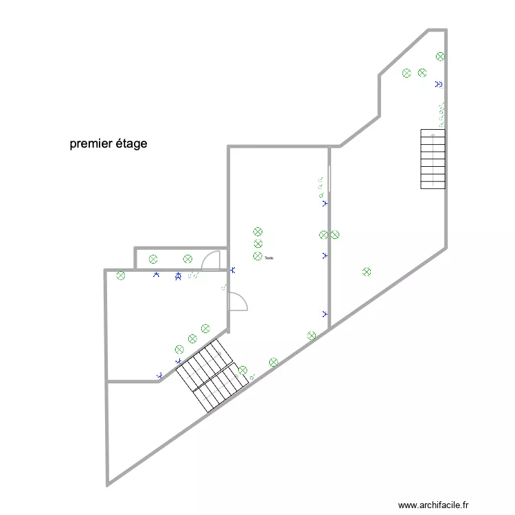alfi premier etage. Plan de 2 et 74 m² alfi premier etage. Plan de 2 et 74 m²