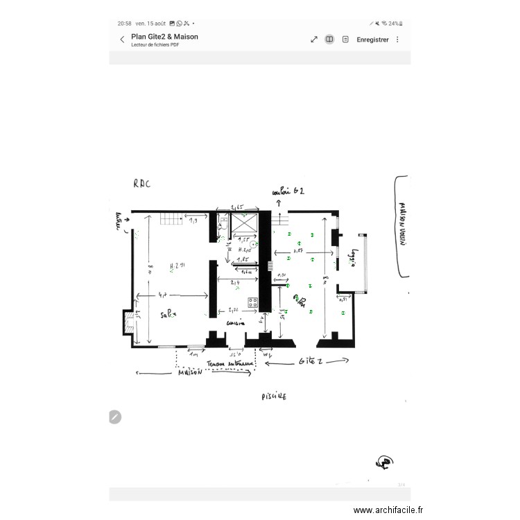 Etage j et. Plan de 0 pièce et 0 m2