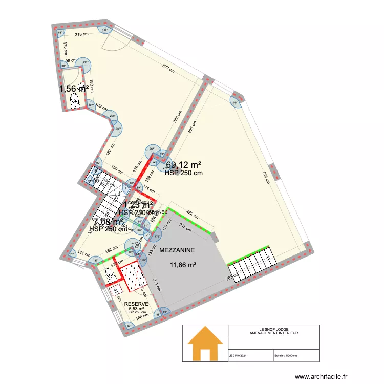 LODGE. Plan de 