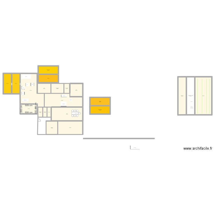 Albacore Mini. Plan de 22 pièces et 461 m2