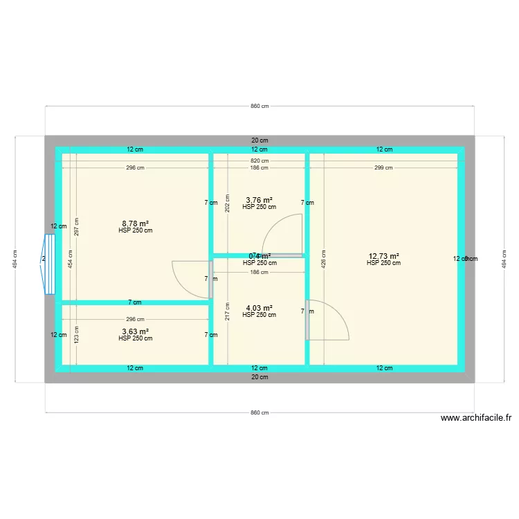 grand actuel. Plan de 