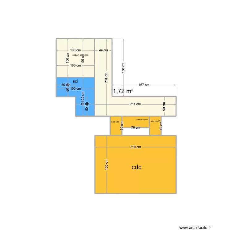 etage 2 scp roleplay. Plan de 