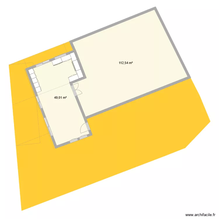 parcelle maison. Plan de 