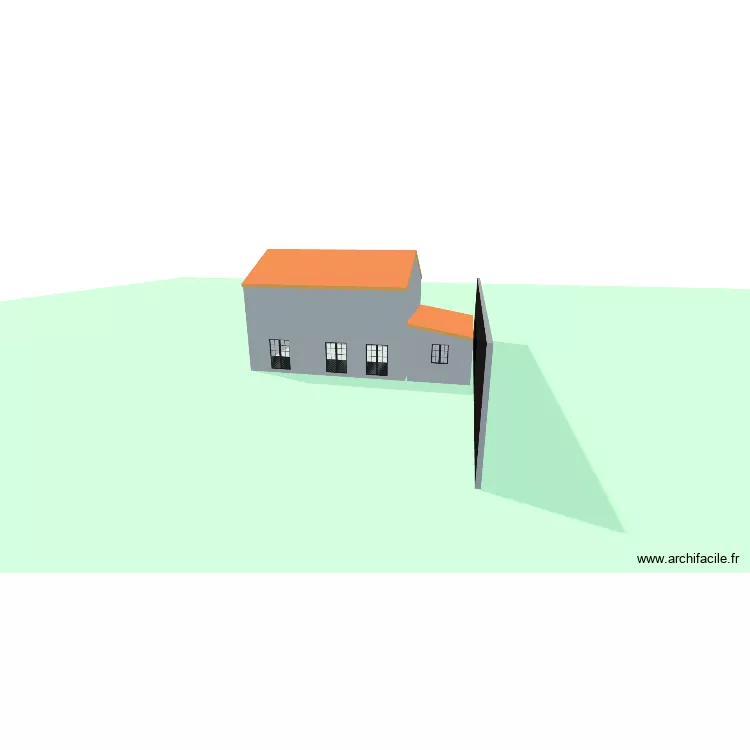 plan extention new. Plan de 3  et 93 m²