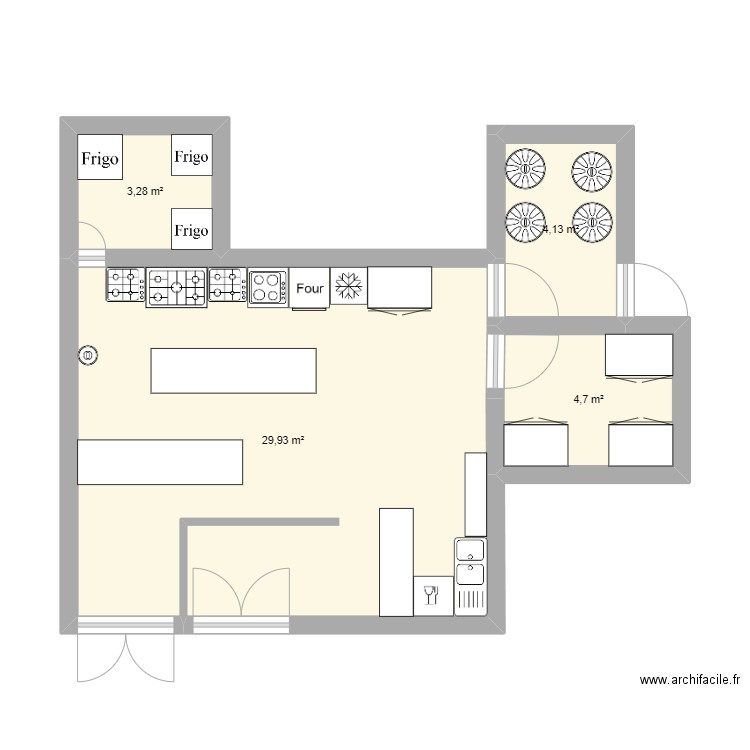 cuisine . Plan de 0 pièce et 0 m2