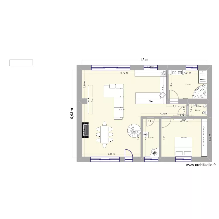 mouillere 8. Plan de 5 et 111 m² mouillere 8. Plan de 5 et 111 m²