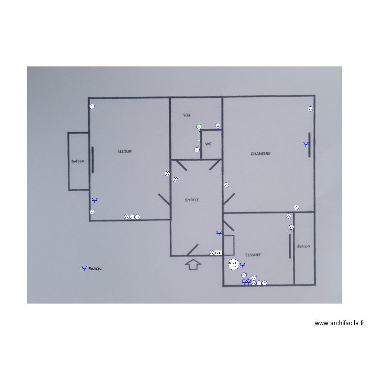 marco. Plan de 0 pièce et 0 m2