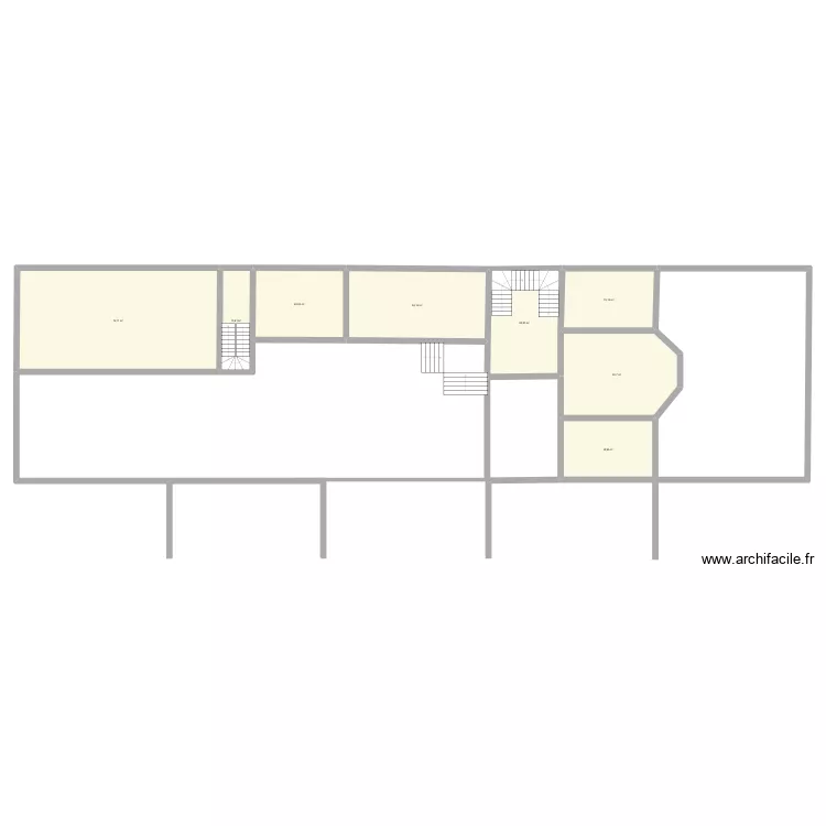 Impasse. Plan de 8 et 235 m² Impasse. Plan de 8 et 235 m²