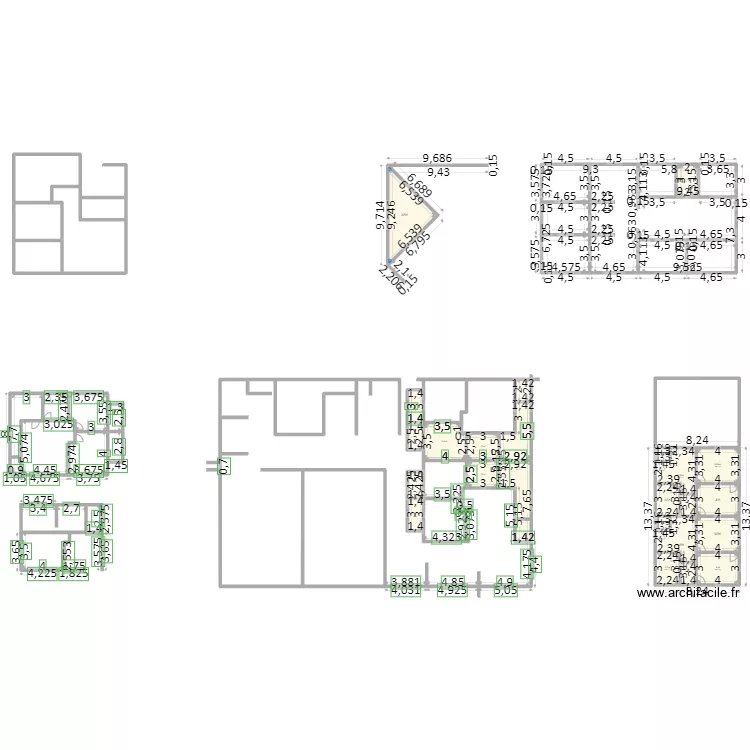 Plan. Plan de 21 Pièces et 197 m² Plan. Plan de 21 Pièces et 197 m²