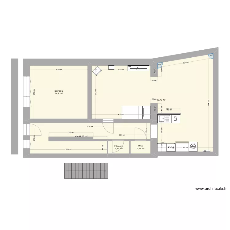 Maison. Plan de 