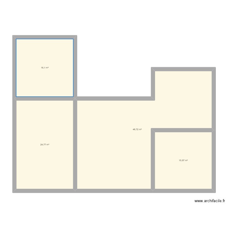 artas 2 . Plan de 4 pièces et 106 m2