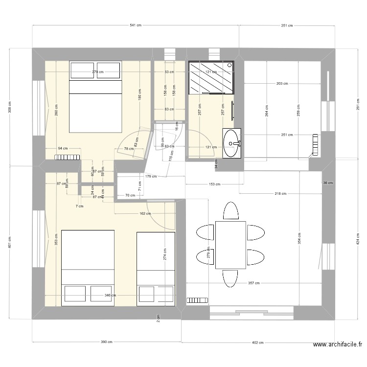 Maison base. Plan de 0 pièce et 0 m2