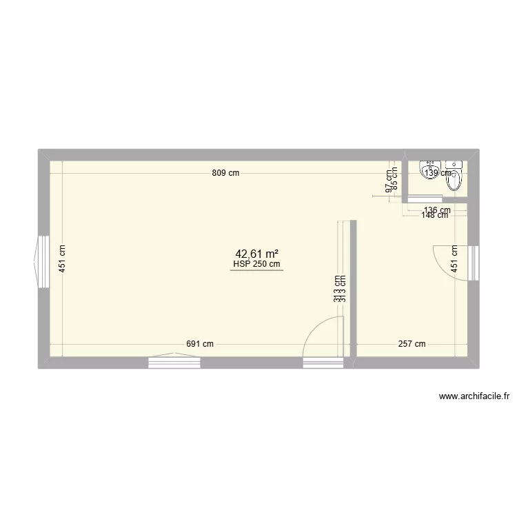 grange AVANT 4. Plan de 
