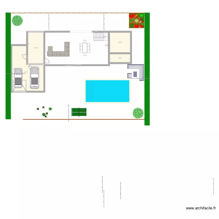 MAISON 2. Plan de 4 et 74 m² MAISON 2. Plan de 4 et 74 m²