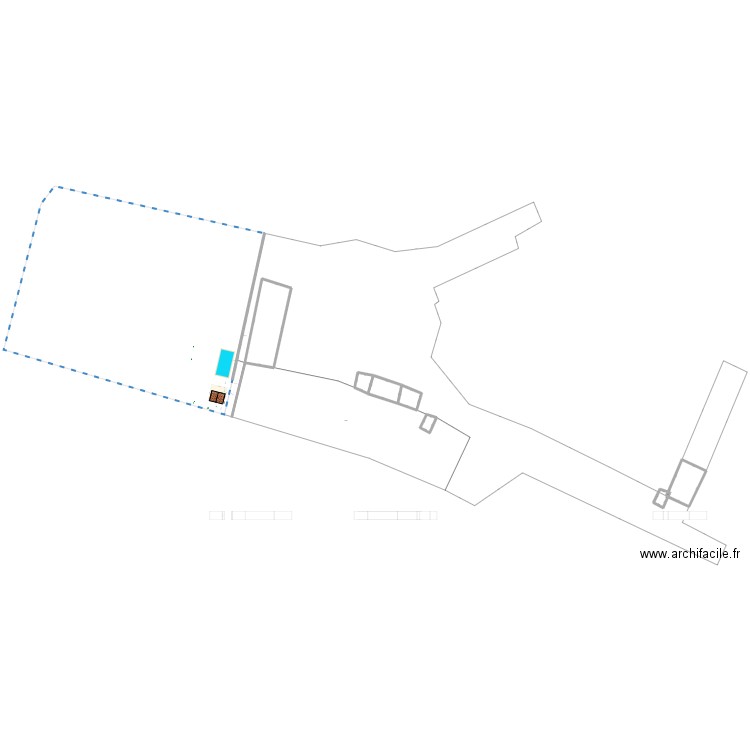 Abri de jardin AVEC TOIT. Plan de 0 pièce et 0 m2