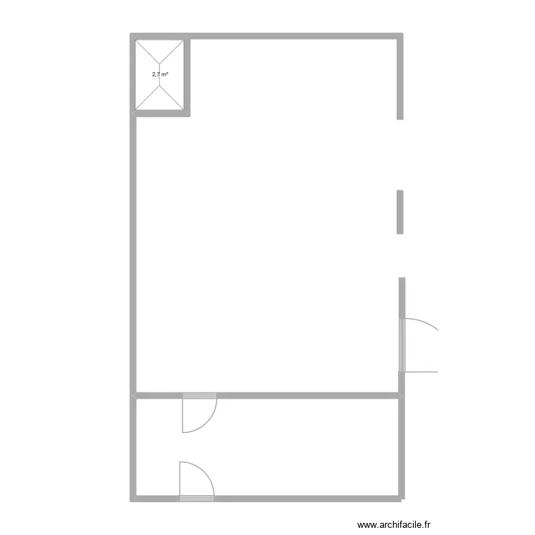 cuisine leclerc. Plan de 1 Pièce et 3 m² cuisine leclerc. Plan de 1 Pièce et 3 m²