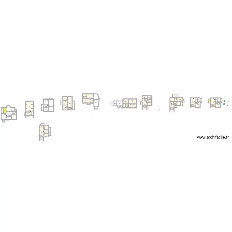 ROMAIN. Plan de 50  et 819 m²