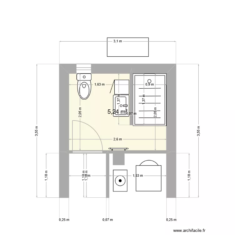 val&eacute;rie. Plan de 