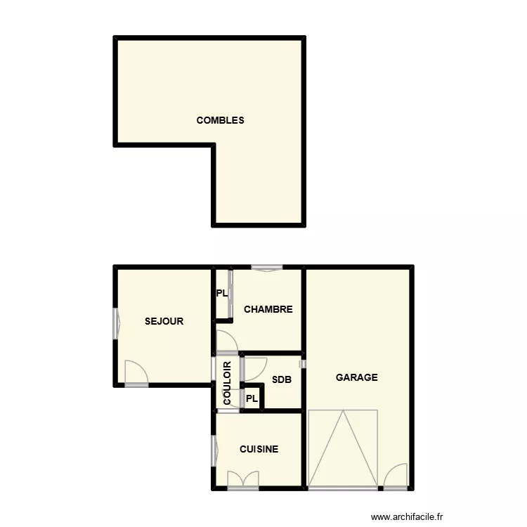 PLAN GALICIAN RDC GARAGE. Plan de 