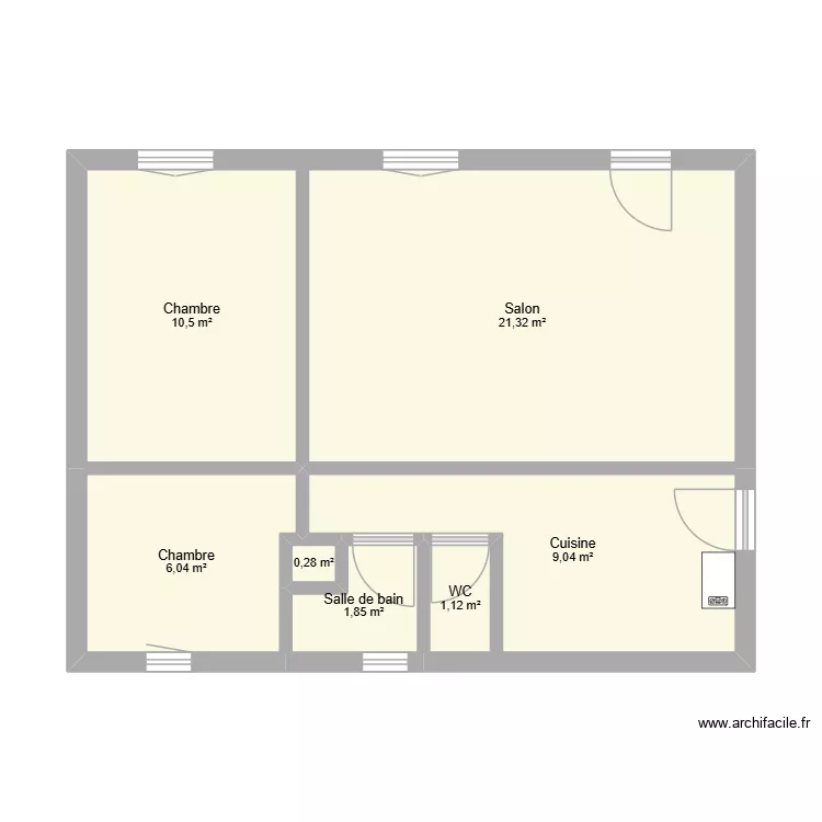 dousse. Plan de 7 Pièces et 50 m² dousse. Plan de 7 Pièces et 50 m²