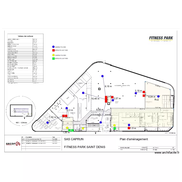 FP ST DENIS CLIM AVEC R+2  27 11 2025. Plan de 