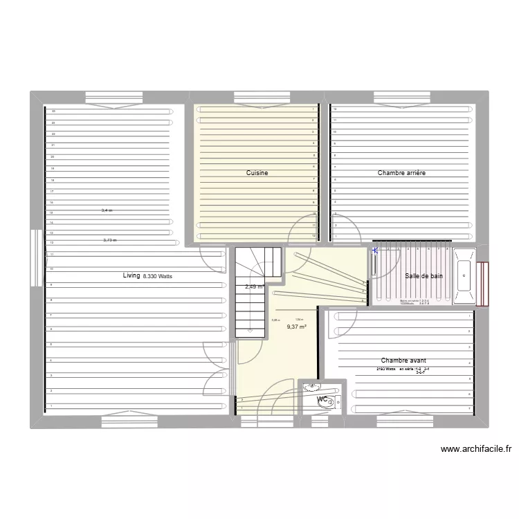 2026-04-20-Rez de chaussée pour chauffage. Plan de 8 et 97 m² 2026-04-20-Rez de chaussée pour chauffage. Plan de 8 et 97 m²