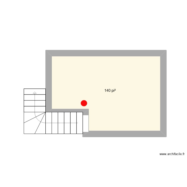 2e lennox nouveau. Plan de 1 pièce et 13 m2